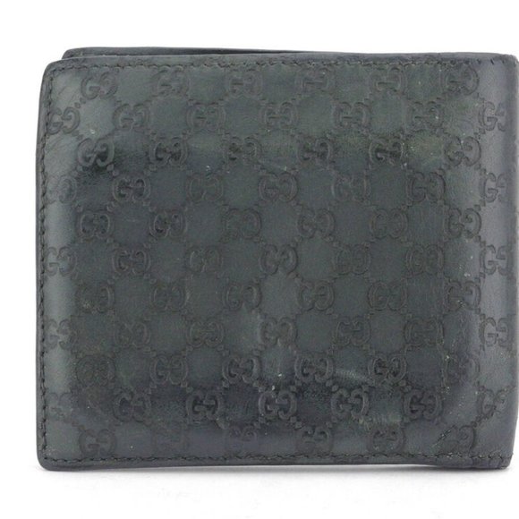 Gucci wallets Gutchishima gray gray leather Authentic used - Picture 3 of 9